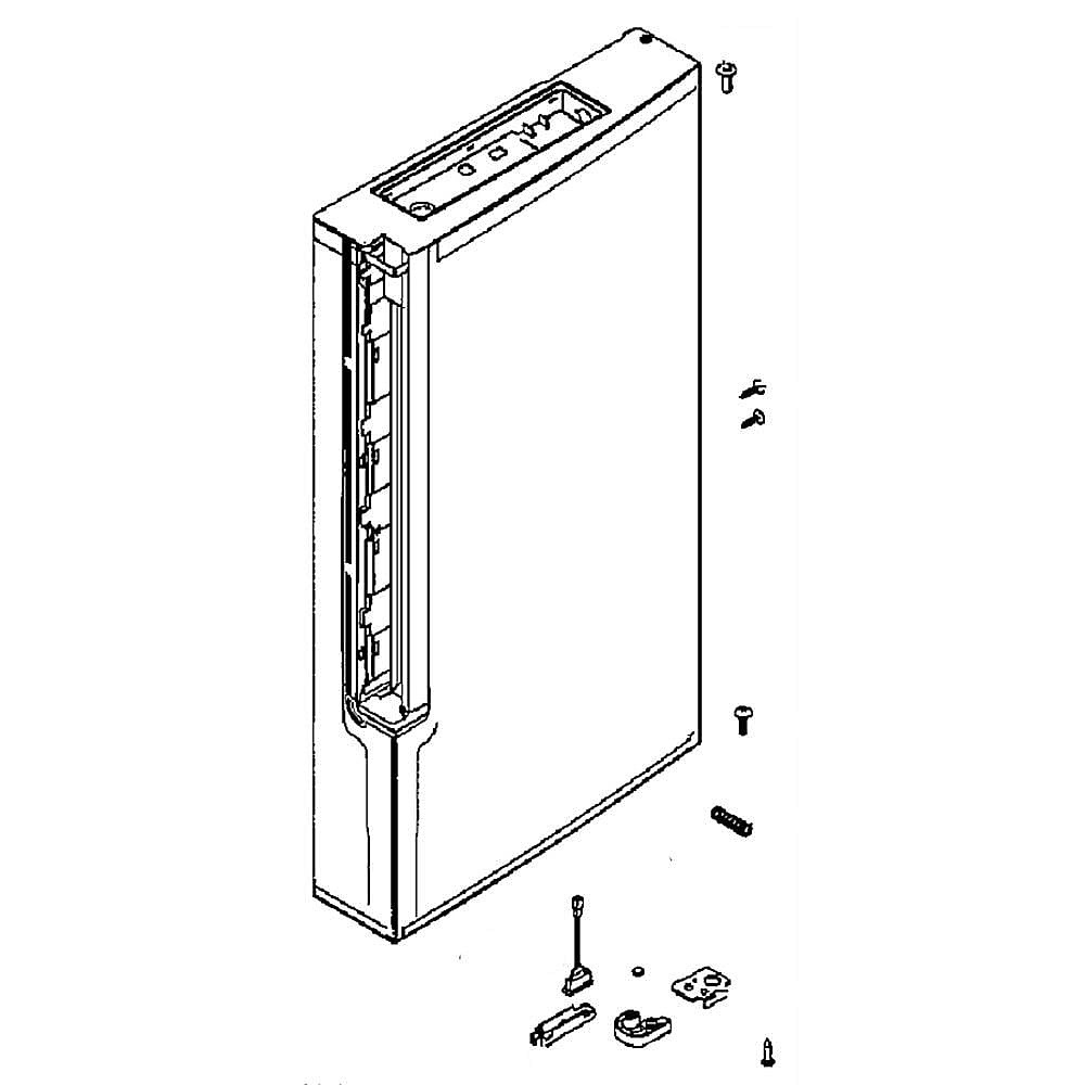 Part #da91-04394A, Refrigerator Freezer Door Assembly