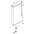 Refrigerator Freezer Door Assembly for Samsung RF24J9960S4/AA-03 - Part DA91-04395A