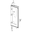 Refrigerator Door Assembly (black) DA91-04487G