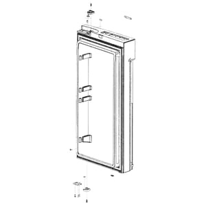 Refrigerator Door Assembly, Right DA91-04498F