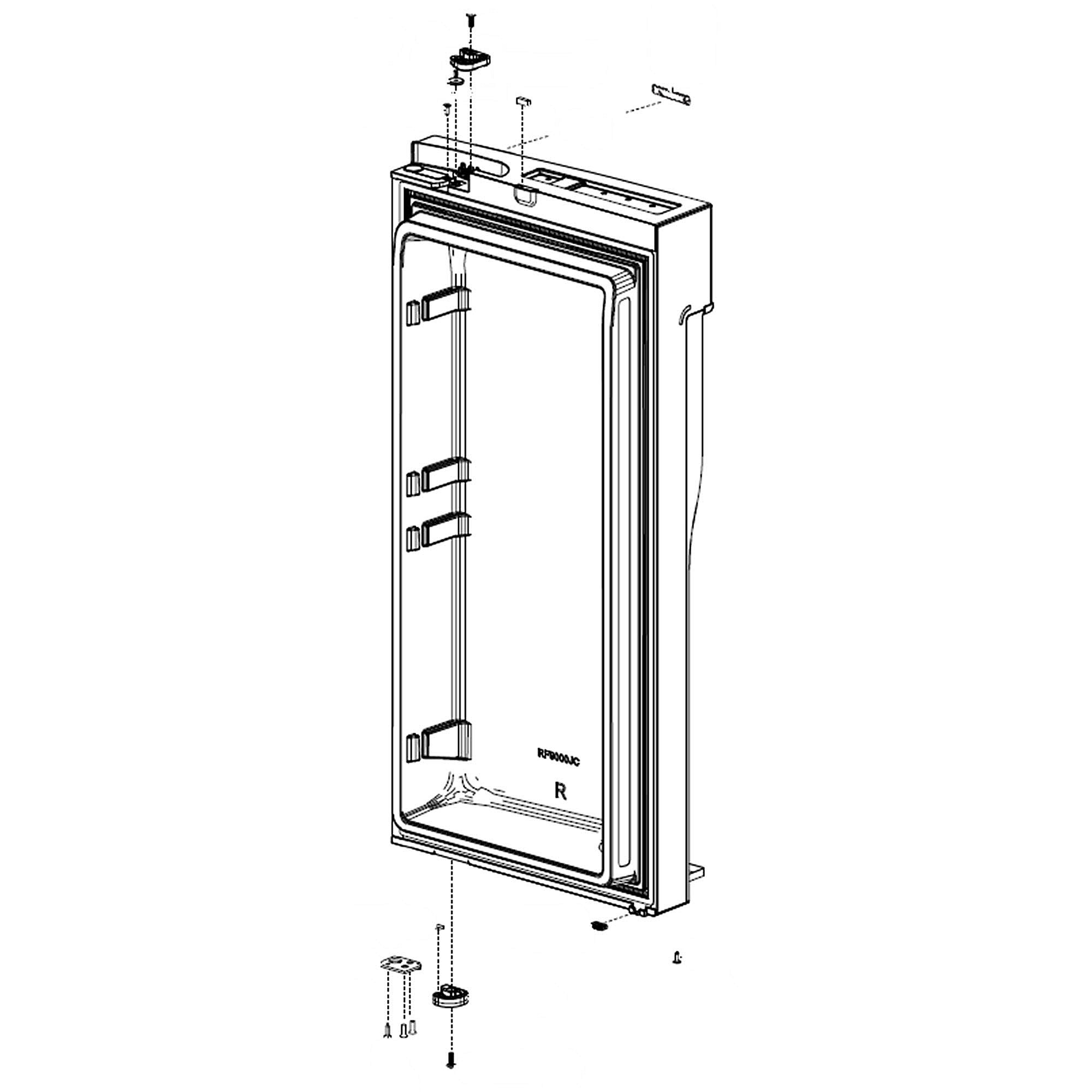 Part #da91-04569K, Refrigerator Door Foam