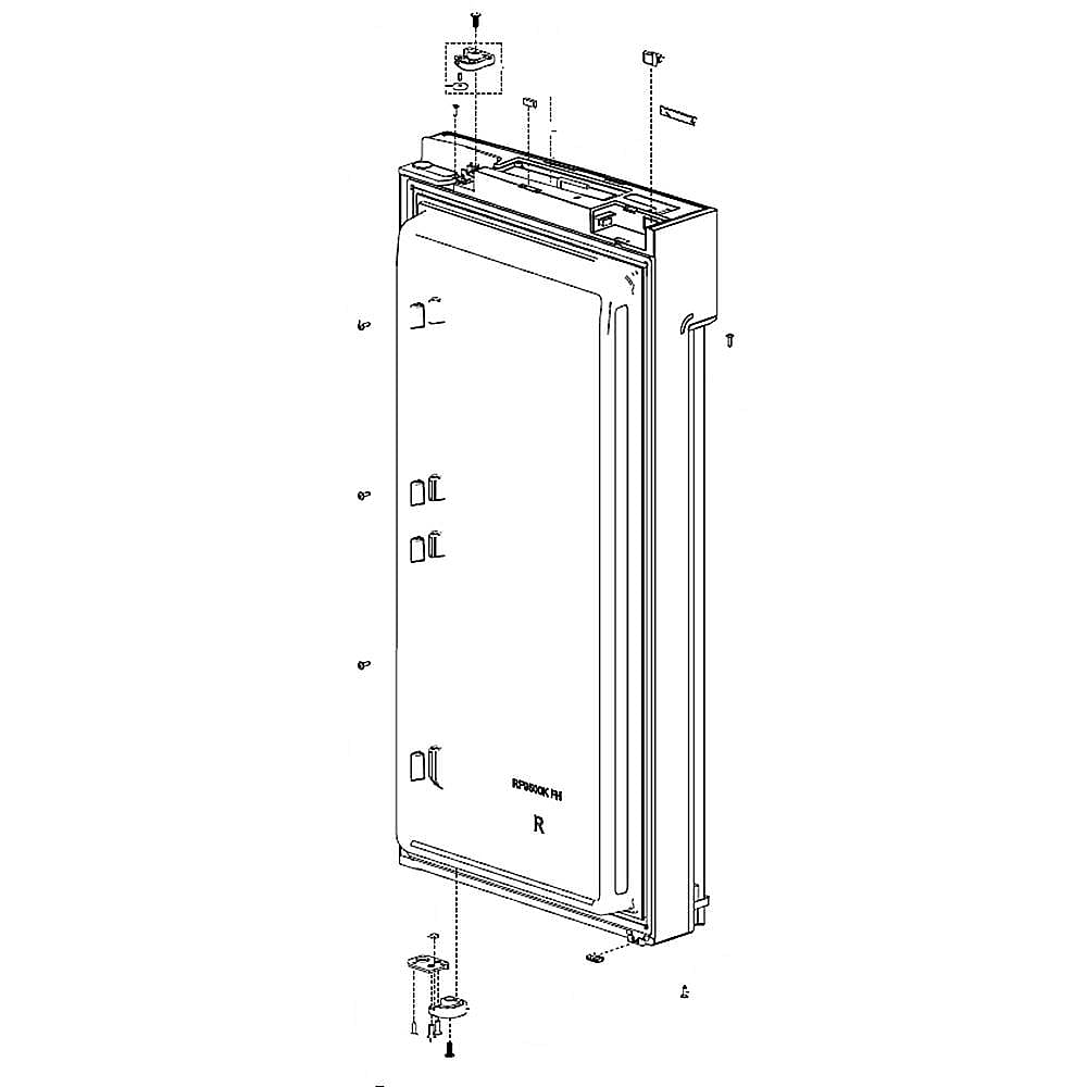 Refrigerator Door Assembly, Right
