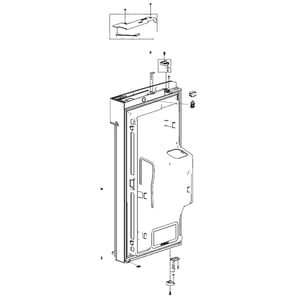 Refrigerator Door Assembly, Left DA91-04584B