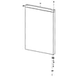 Refrigerator Door Assembly for Samsung RT18M6213SR/AA-00 - Part DA91-04685B