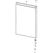 Refrigerator Door Assembly for Samsung RT18M6213WW/AA-00 - Part DA91-04685C