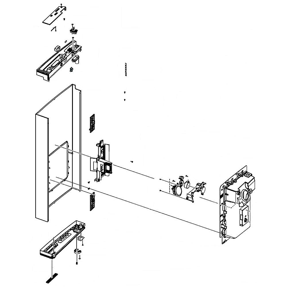 Refrigerator Door Assembly, Left