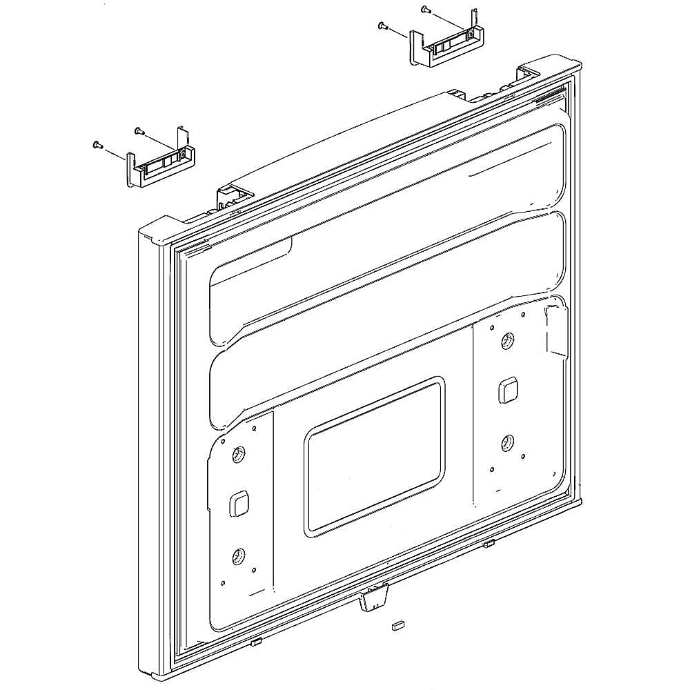 Part #da91-05435A, Refrigerator Freezer Door Assembly