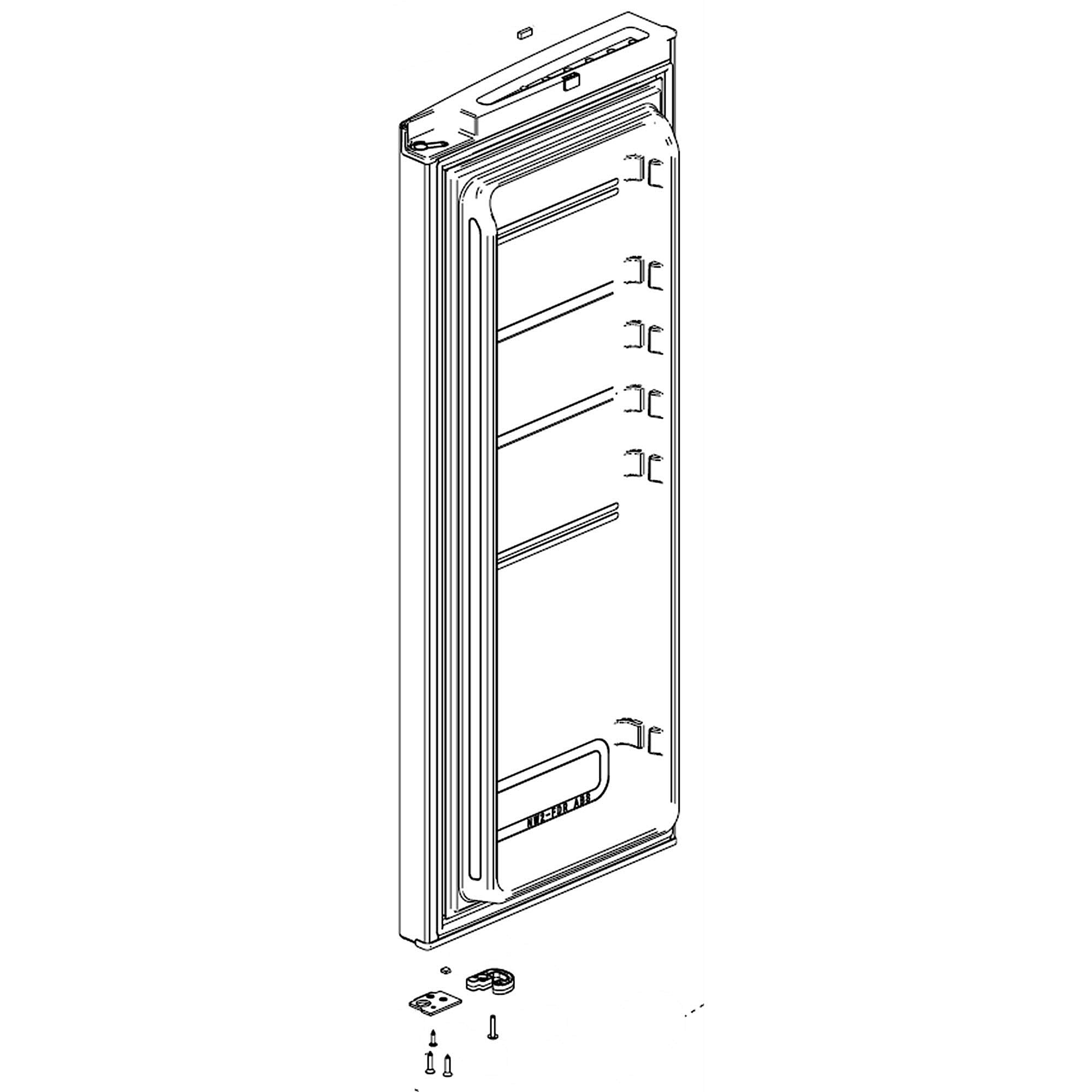 Part #da91-05437E, Assy Door Foam-Ref Right