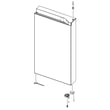 Refrigerator Freezer Door Assembly, Right for Samsung RF29A9771SG/AA-00 - Part DA91-05481G