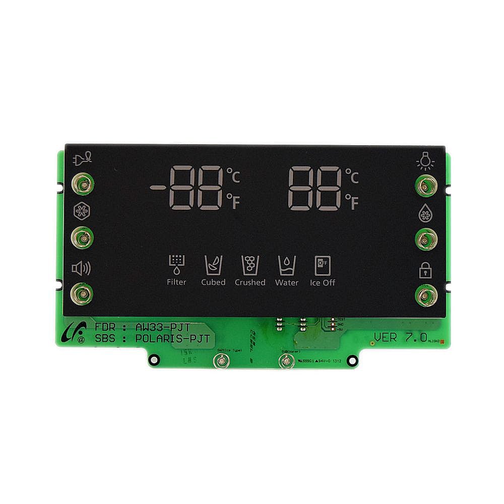 Part #da92-00197A, Refrigerator Dispenser Display Control Board / 7.80 x 4.09 x 0.63