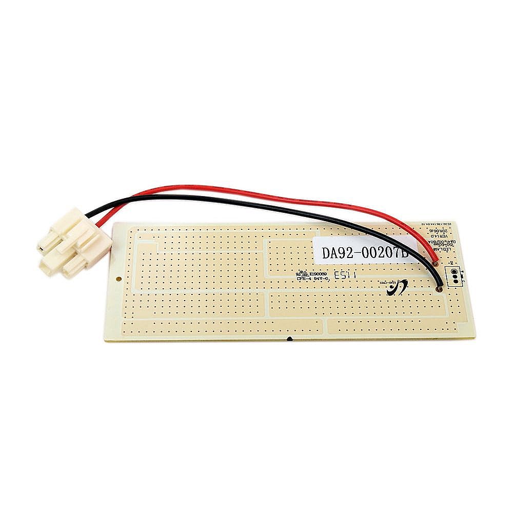 Part #da92-00207B, Refrigerator Freezer Interior Led Light Board / 8.00 x 4.75 x 2.00