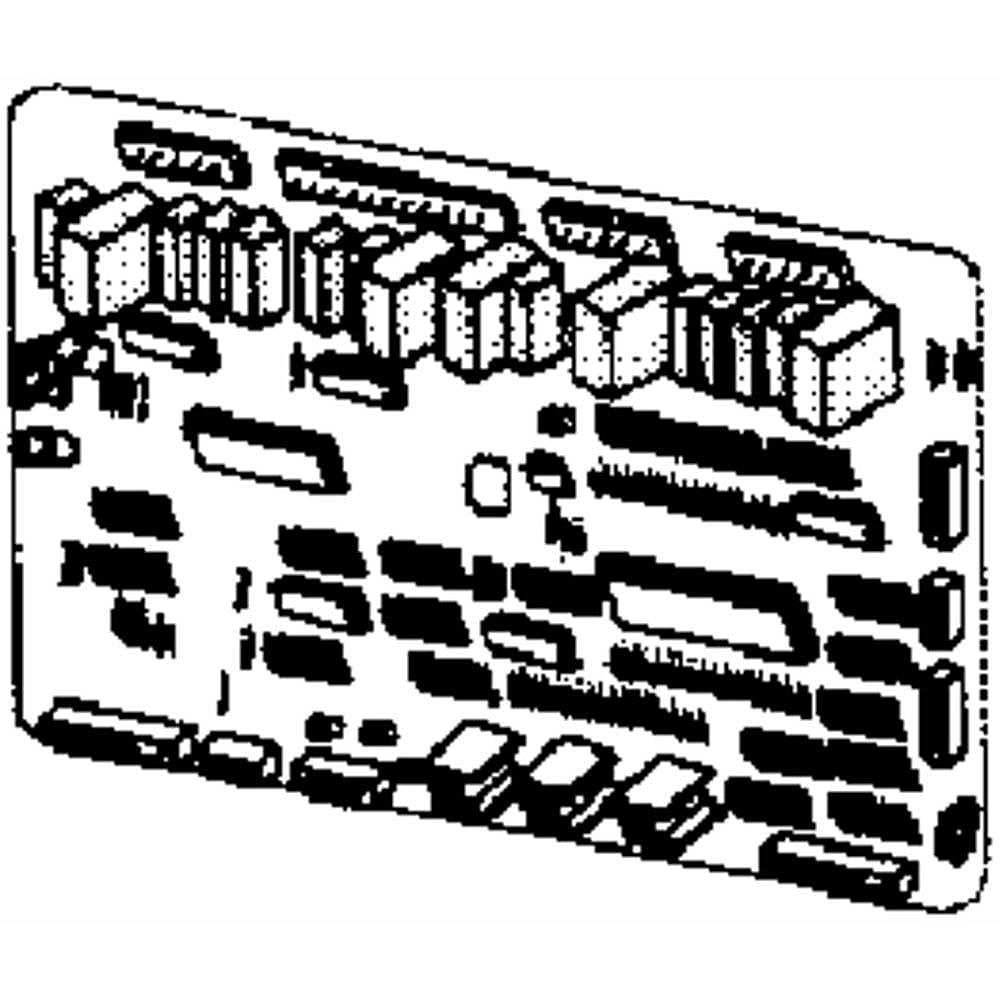 Part #da92-00384N, Refrigerator Power Control Board / 10.75 x 8.00 x 2.00