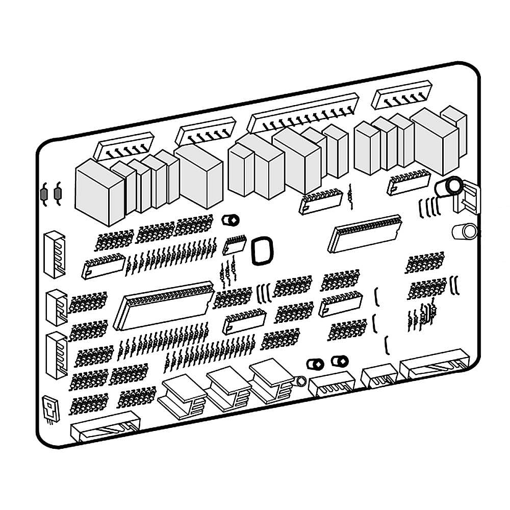 Part #da92-00611A, Refrigerator Power Control Board / 12.60 x 10.00 x 2.91