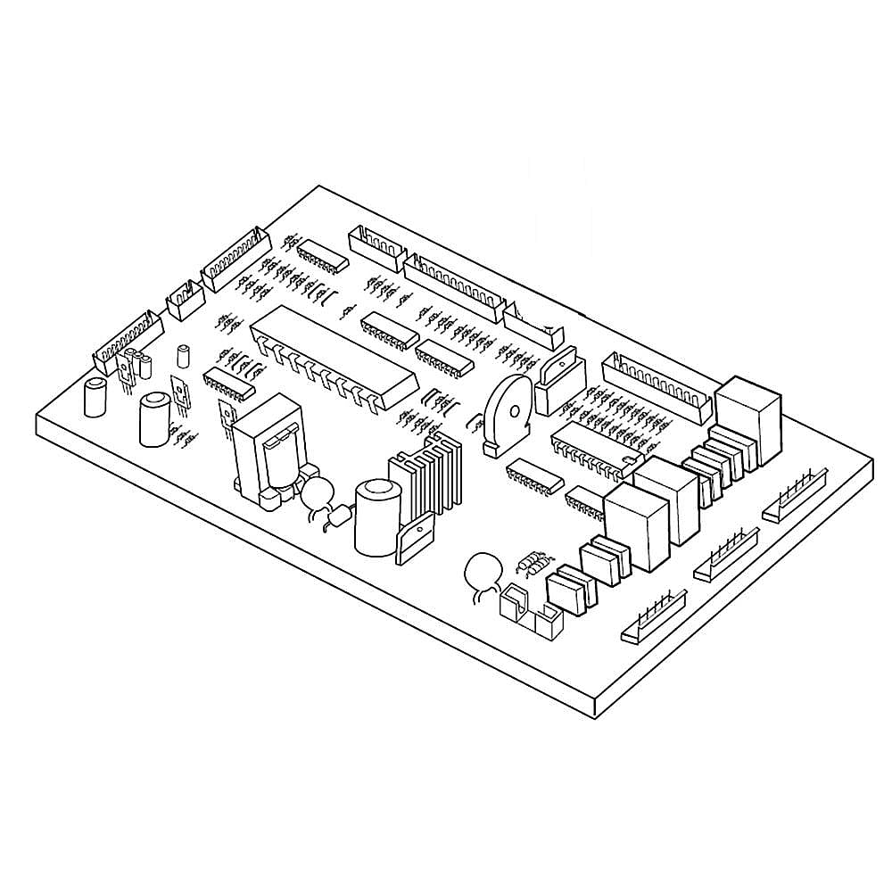 Part #da92-00634H, Refrigerator Electronic Control Board