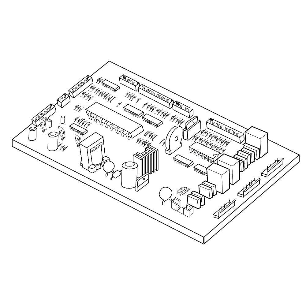 Photo of Samsung Part #da92-00634Q, Refrigerator Electronic Control Board from Repair Parts Direct