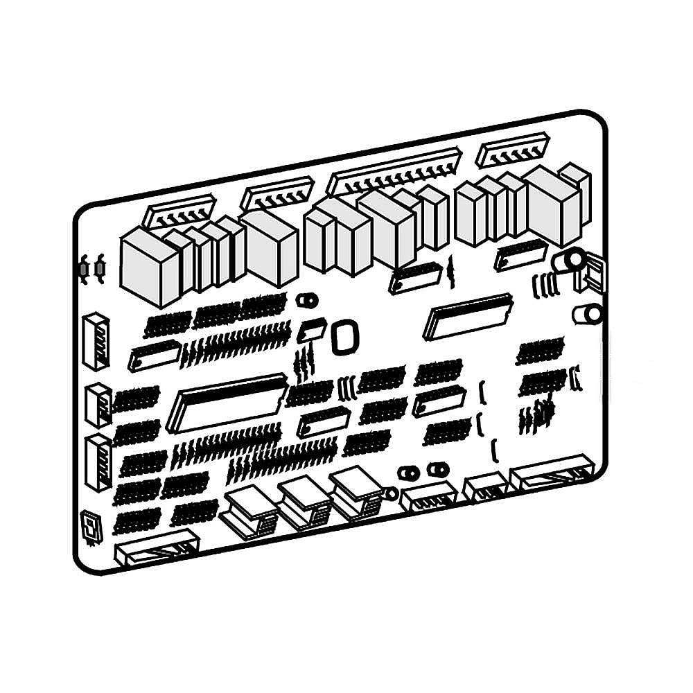 Part #da92-00648A, Refrigerator Electronic Control Board / 12.68 x 10.00 x 2.83