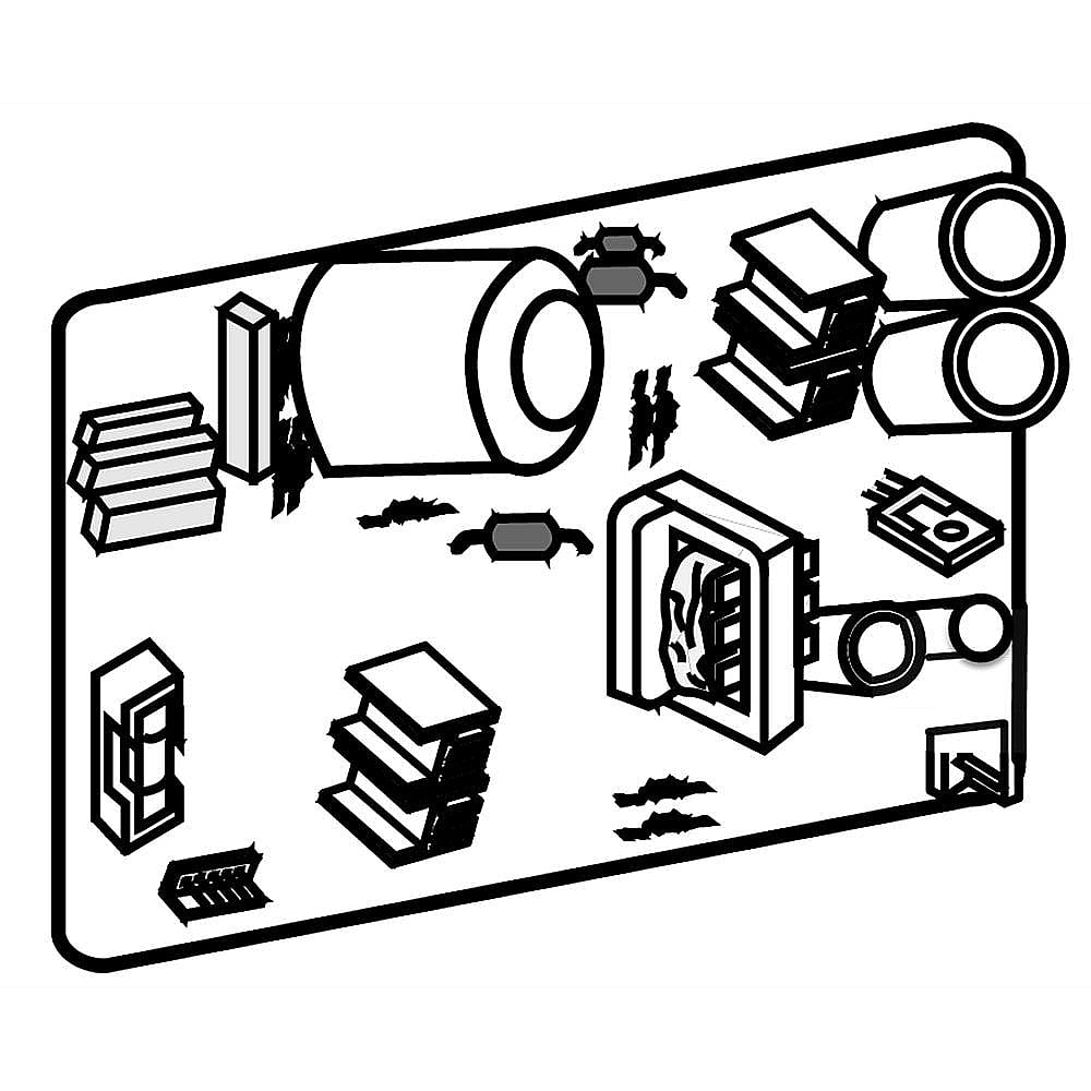 Part #da92-00763K, Refrigerator Inverter / 8.27 x 4.72 x 2.36
