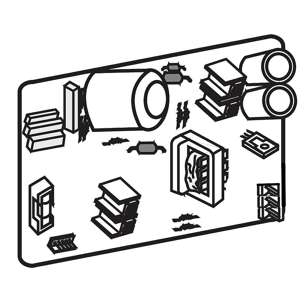 Part #da92-00768J, Refrigerator Inverter / 7.87 x 4.92 x 2.01