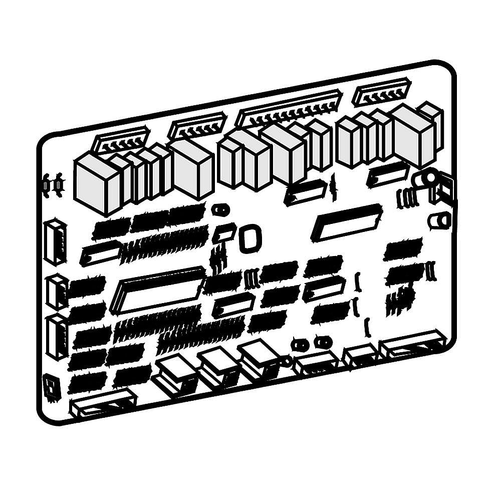 Part #da92-00939A, Refrigerator Electronic Control Board / 10.63 x 7.87 x 1.77