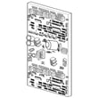 Refrigerator Display Control Board for Samsung RF265BEAESG/AA-00 - Part DA92-00965A