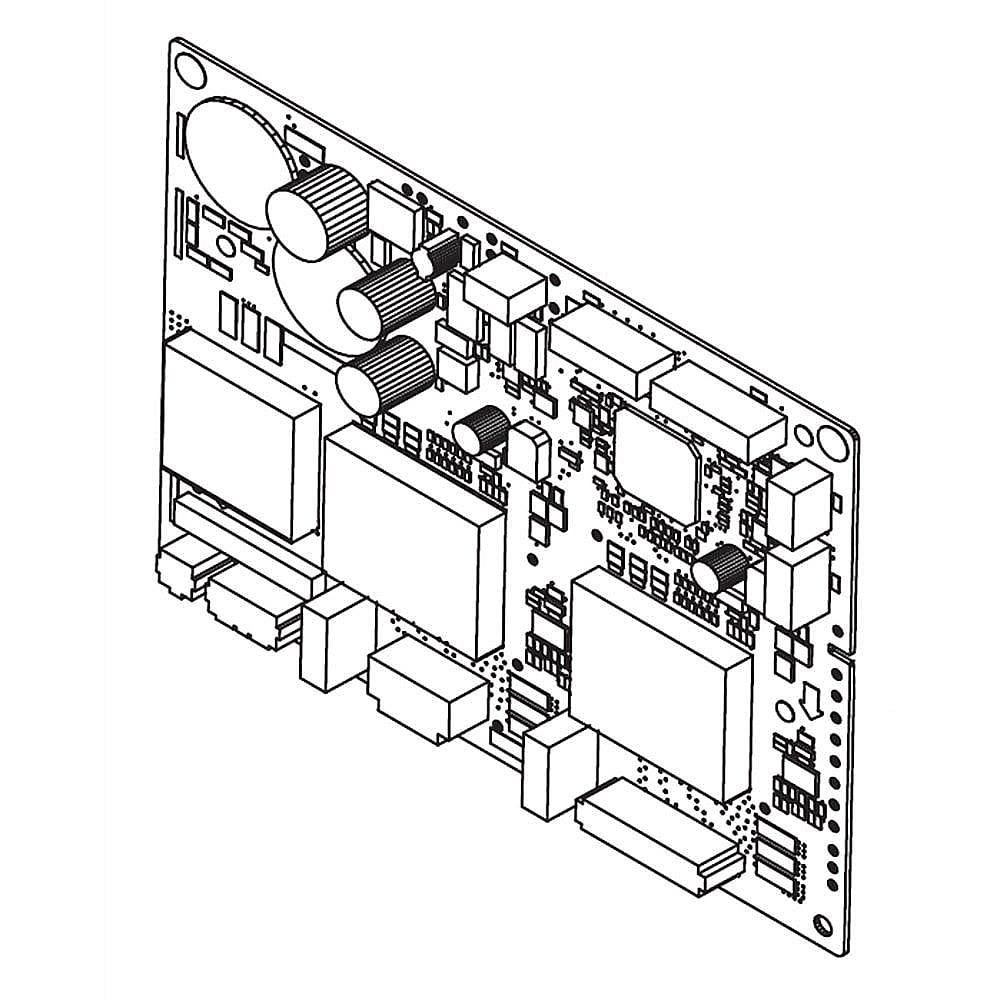 Part #da92-01196B, Refrigerator Electronic Control Board