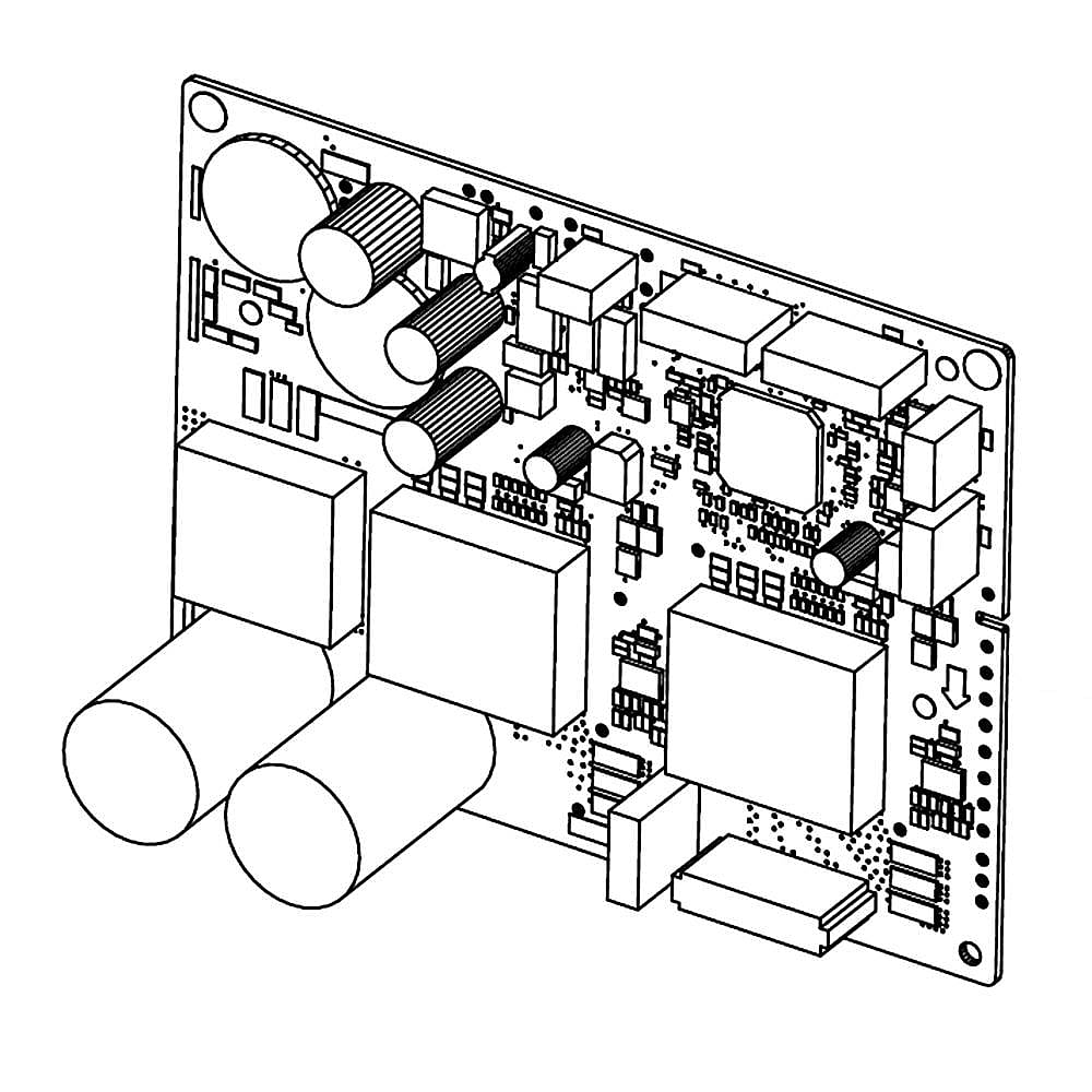 Samsung Part #da92-01199B, Refrigerator Electronic Control Board
