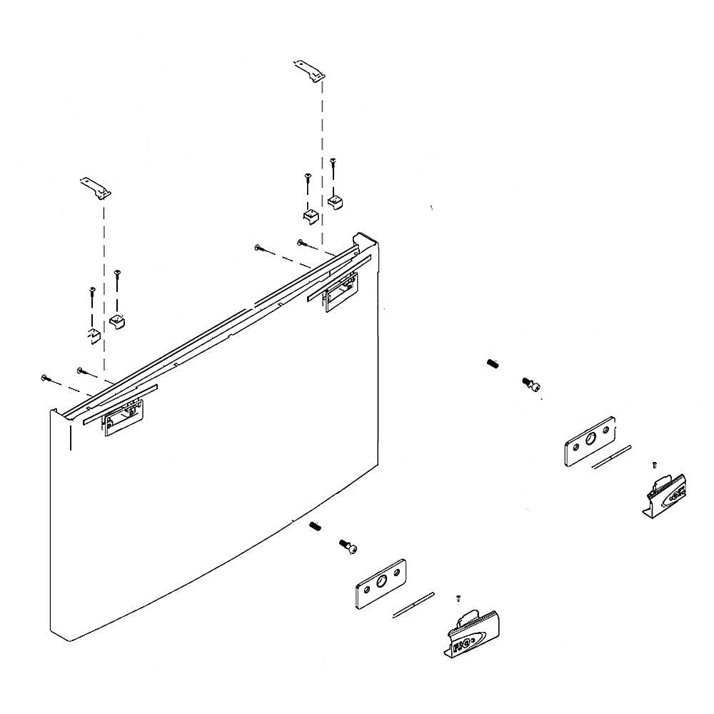 Samsung Part #da94-02565A, Refrigerator Door Foam | 39.00 x 28.00 x 28.00