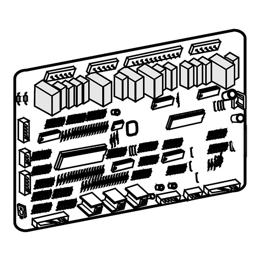 Samsung Part #da94-02963B, Refrigerator Electronic Control Board | 12.60 x 9.84 x 2.76