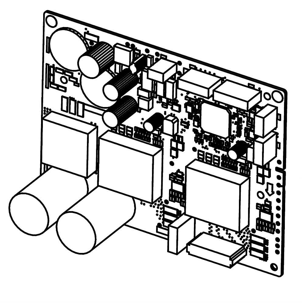 Samsung Part #da94-04603A, Refrigerator Electronic Control Board | 12.60 x 10.00 x 2.91