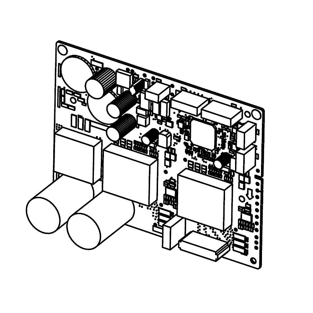 Samsung Part #da94-04603E, Refrigerator Electronic Control Board | 12.60 x 9.92 x 2.83