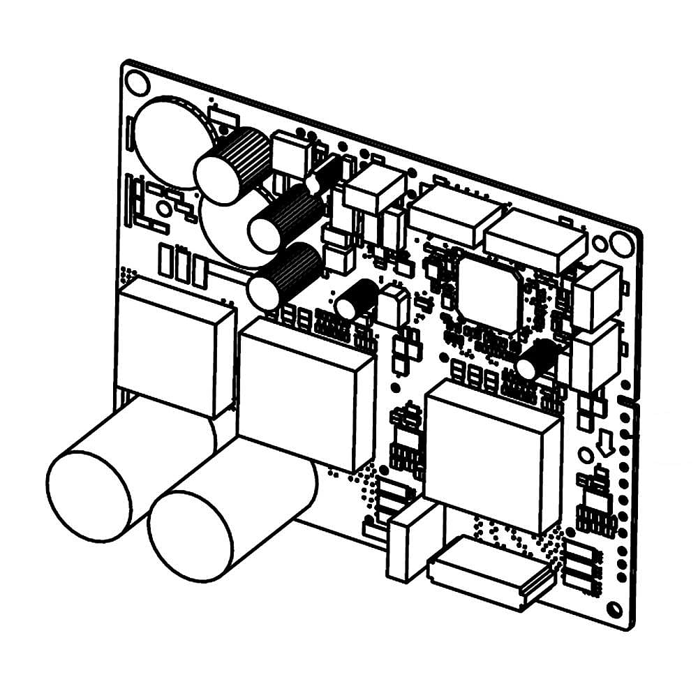 Samsung Part #da94-04604D, Refrigerator Electronic Control Board | 12.60 x 9.84 x 2.68