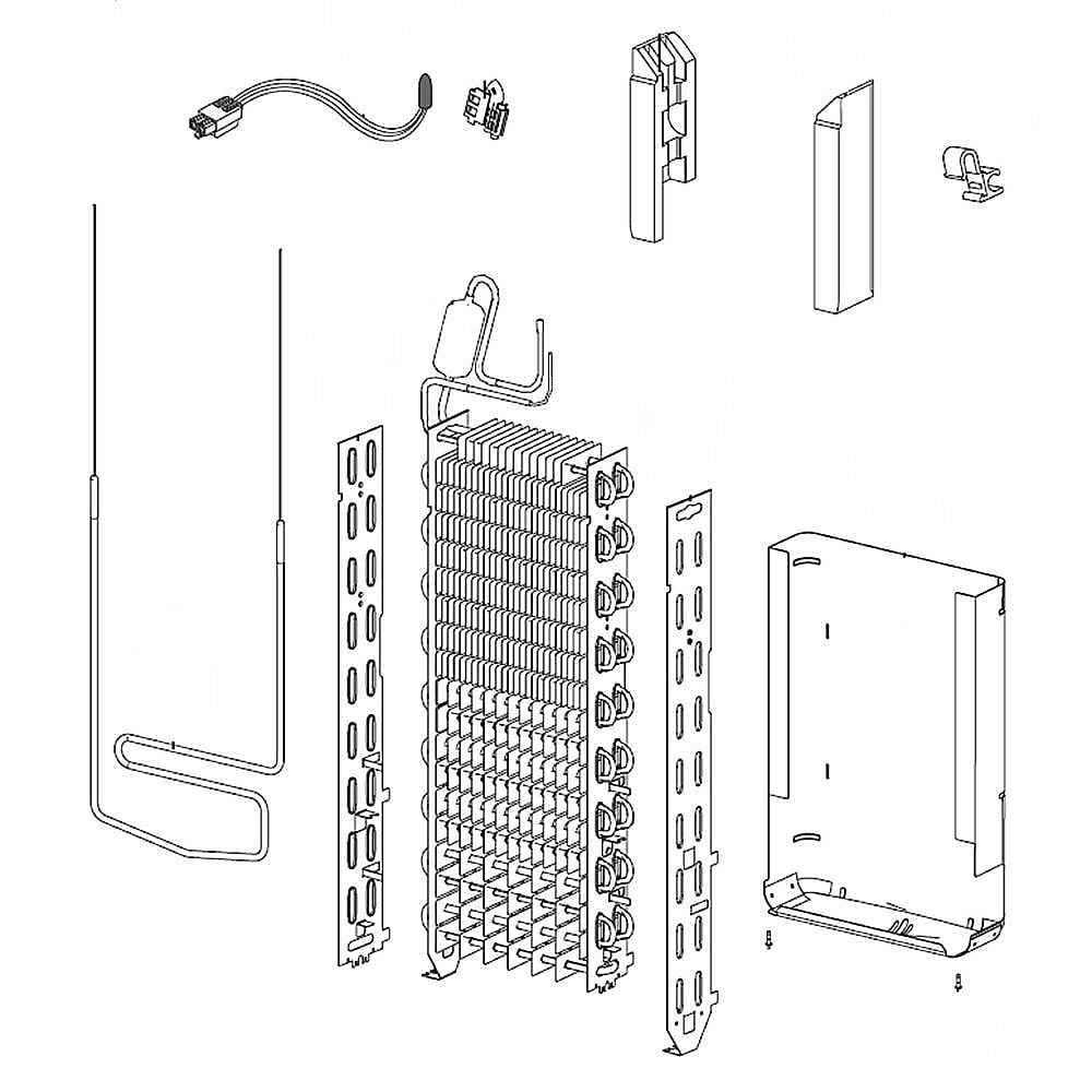 Refrigerator Evaporator Assembly