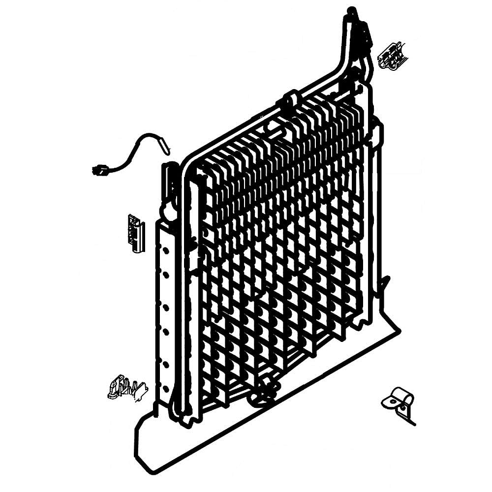 Part #da96-00660J, Refrigerator Evaporator Assembly / 15.43 x 17.80 x 2.20