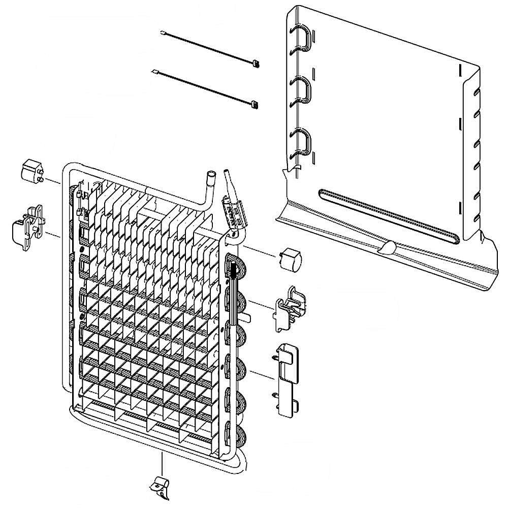 Part #da96-00842E, Assy Evap-Ref