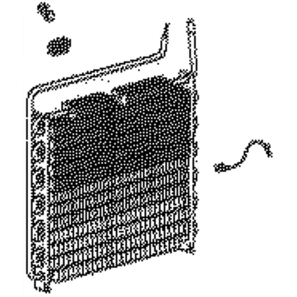 Part #da96-01140A, Refrigerator Fresh Food Evaporator / 14.02 x 3.07 x 0.31