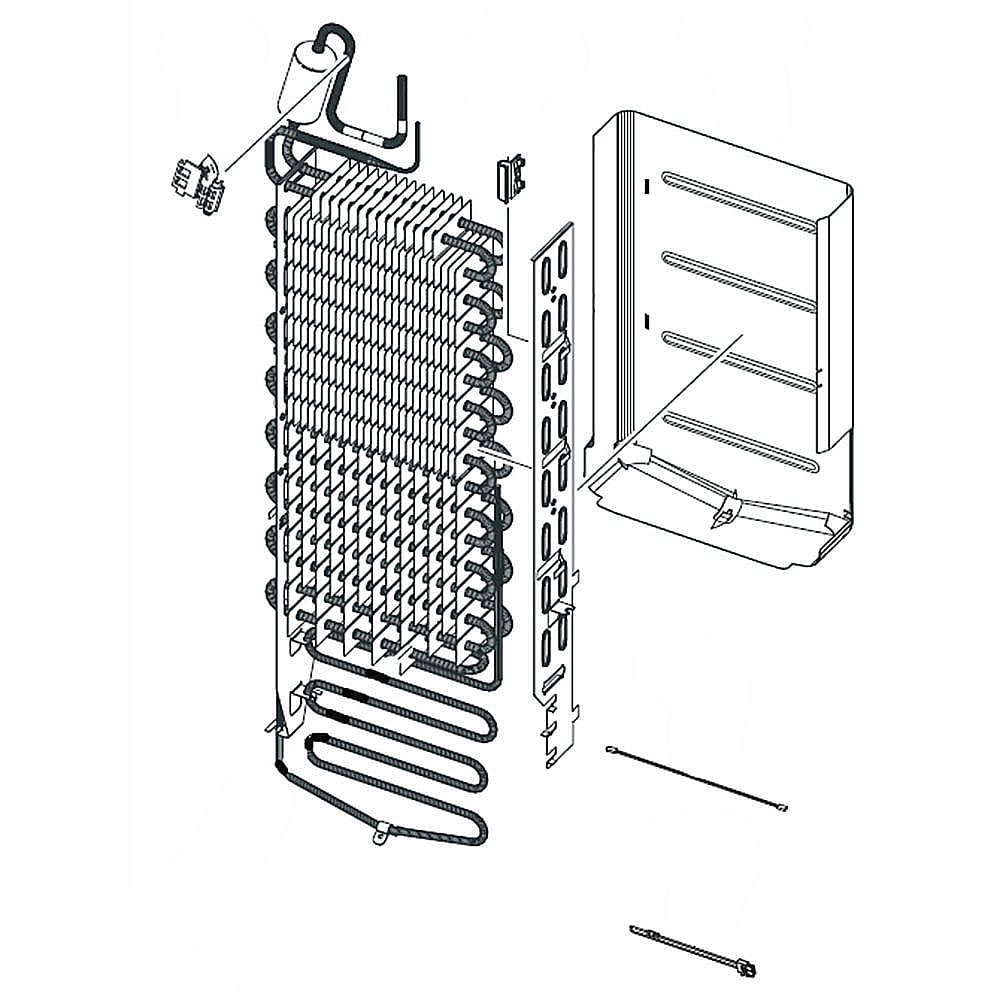 Part #da96-01384D, Assy Evap-Fre