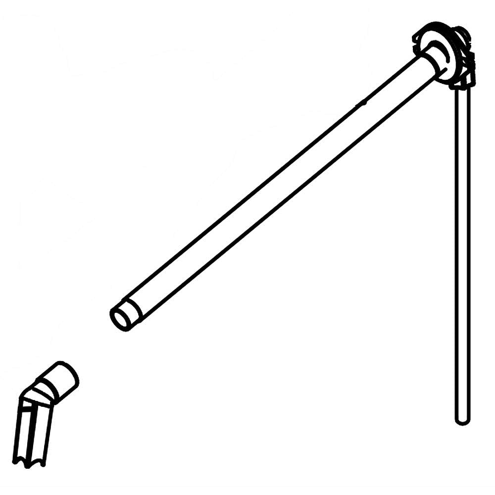 Part #da97-00209T, Refrigerator Ice Maker Water Tubing / 34.00 x 2.00 x 2.00