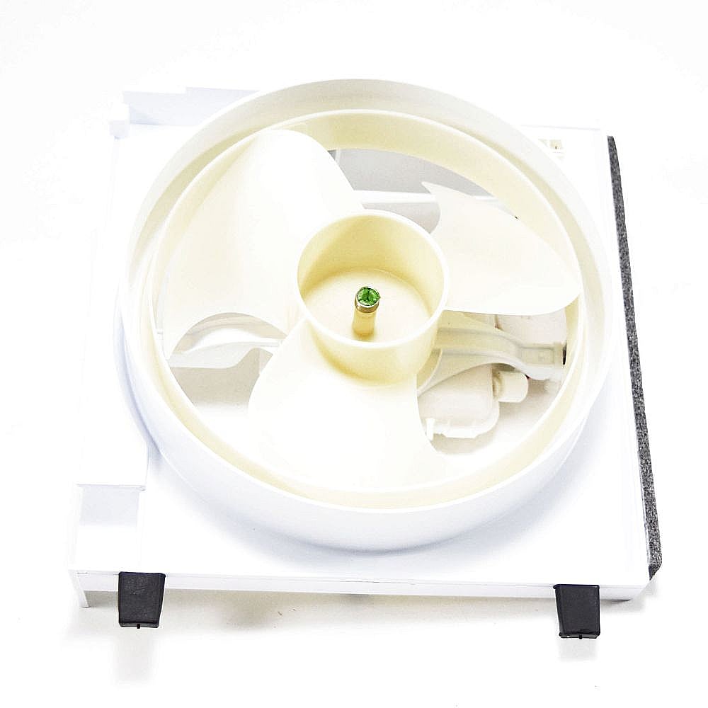 Part #da97-00949B, Kenmore Pro Refrigerator Condenser Fan Motor Assembly / 9.06 x 9.06 x 4.33