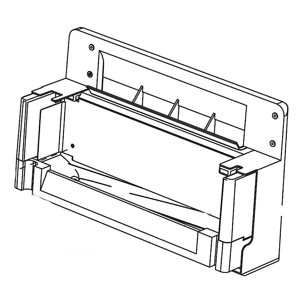 Part #da97-01545G, Kenmore Pro Refrigerator Evaporator Case / 12.01 x 18.90 x 6.89