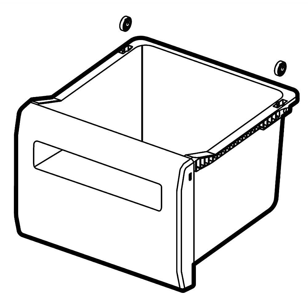 Photo of Samsung Part #da97-06133M, Refrigerator Freezer Drawer from Repair Parts Direct