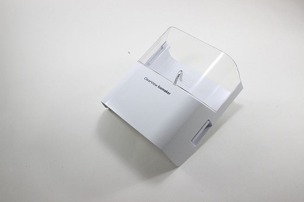 Part #da97-06569S, Samsung Refrigerator Ice Container Assembly (Replaces Da97-06569N, Da97-06569P, Da97-06569R) / 14.37 x 20.08 x 8.27