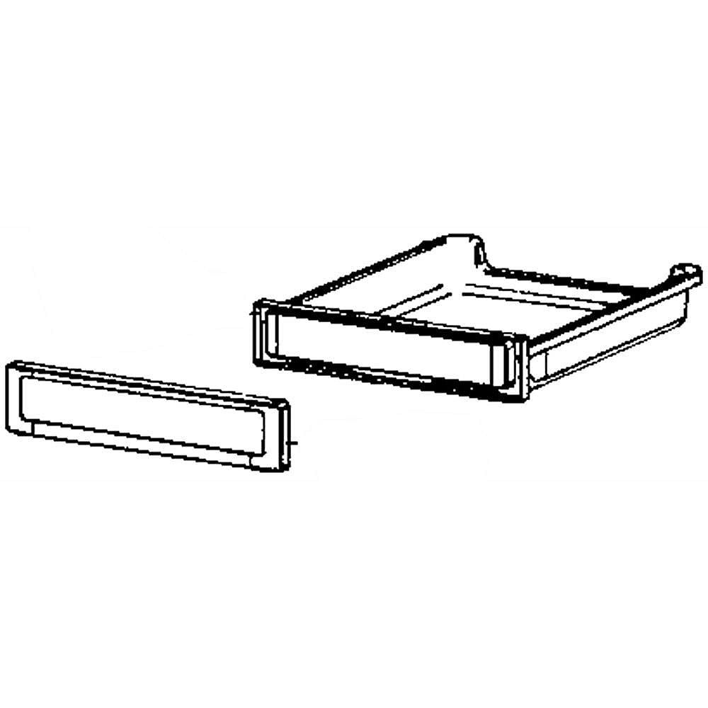 Part #da97-06677B, Refrigerator Chilled Drawer