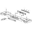 Refrigerator User Interface And Top Cover Assembly for Samsung RF263AEBP/XAA-00 - Part DA97-07049P