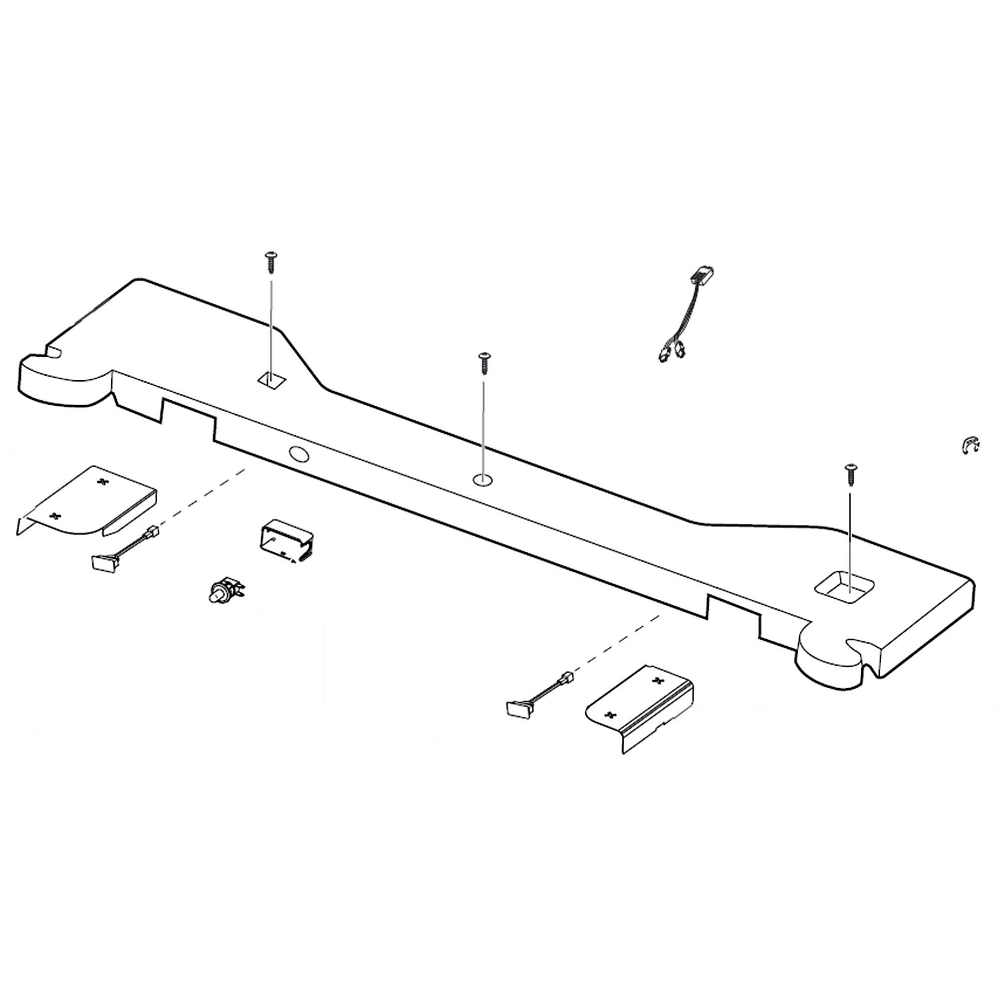 Part #da97-07571F, Refrigerator Table