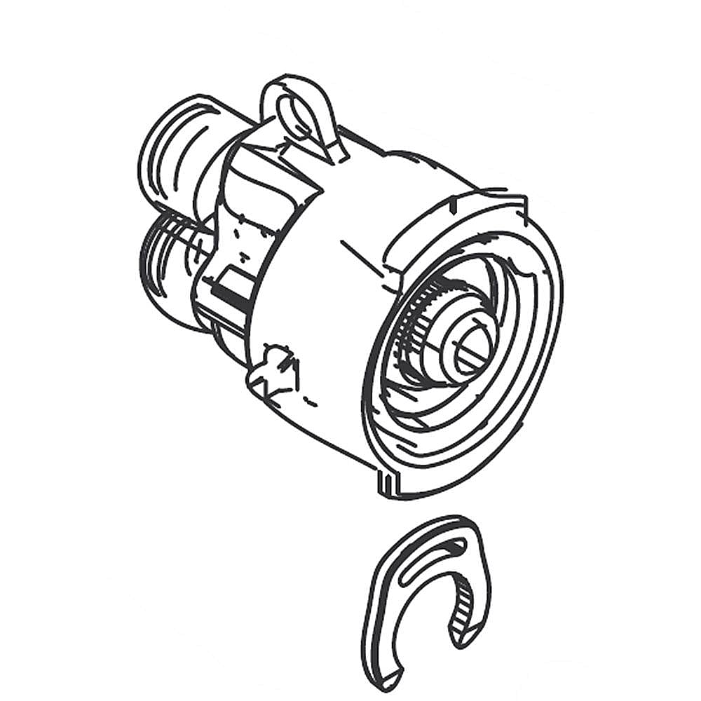 Part #da97-08006J, Refrigerator Water Filter Head