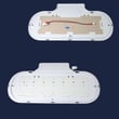 Refrigerator Lamp Case for Samsung RF266AZBP/XAA-00 - Part DA97-08181A