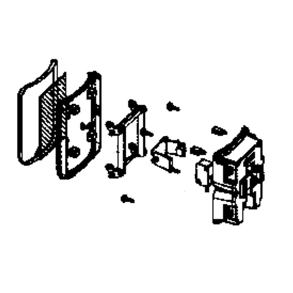 Kenmore Elite Part #da97-08333A, Refrigerator Dispenser Actuator Pad