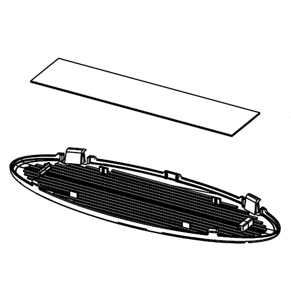 Part #da97-08606D, Refrigerator Door Hinge Cover