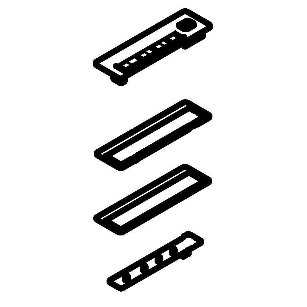 Part #da97-10605B, Refrigerator Flexzone Drawer Display Board (Replaces Da97-10605A) / 1.50 x 4.96 x 0.47
