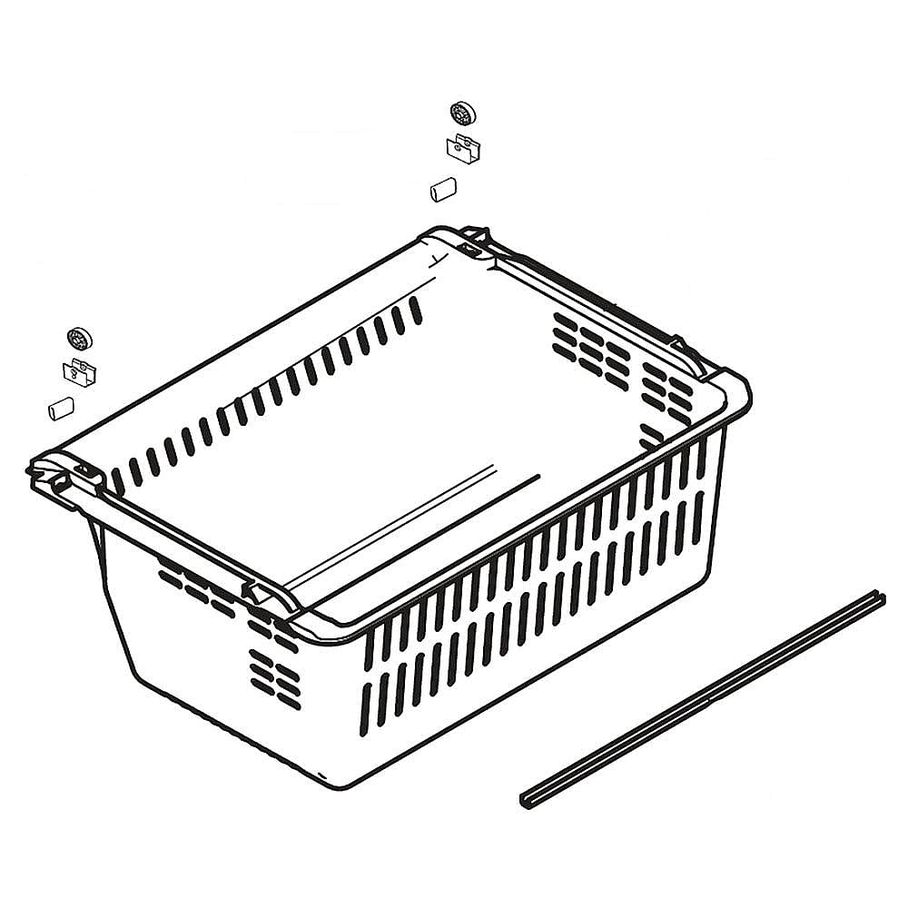 Part #da97-11320B, Refrigerator Tray